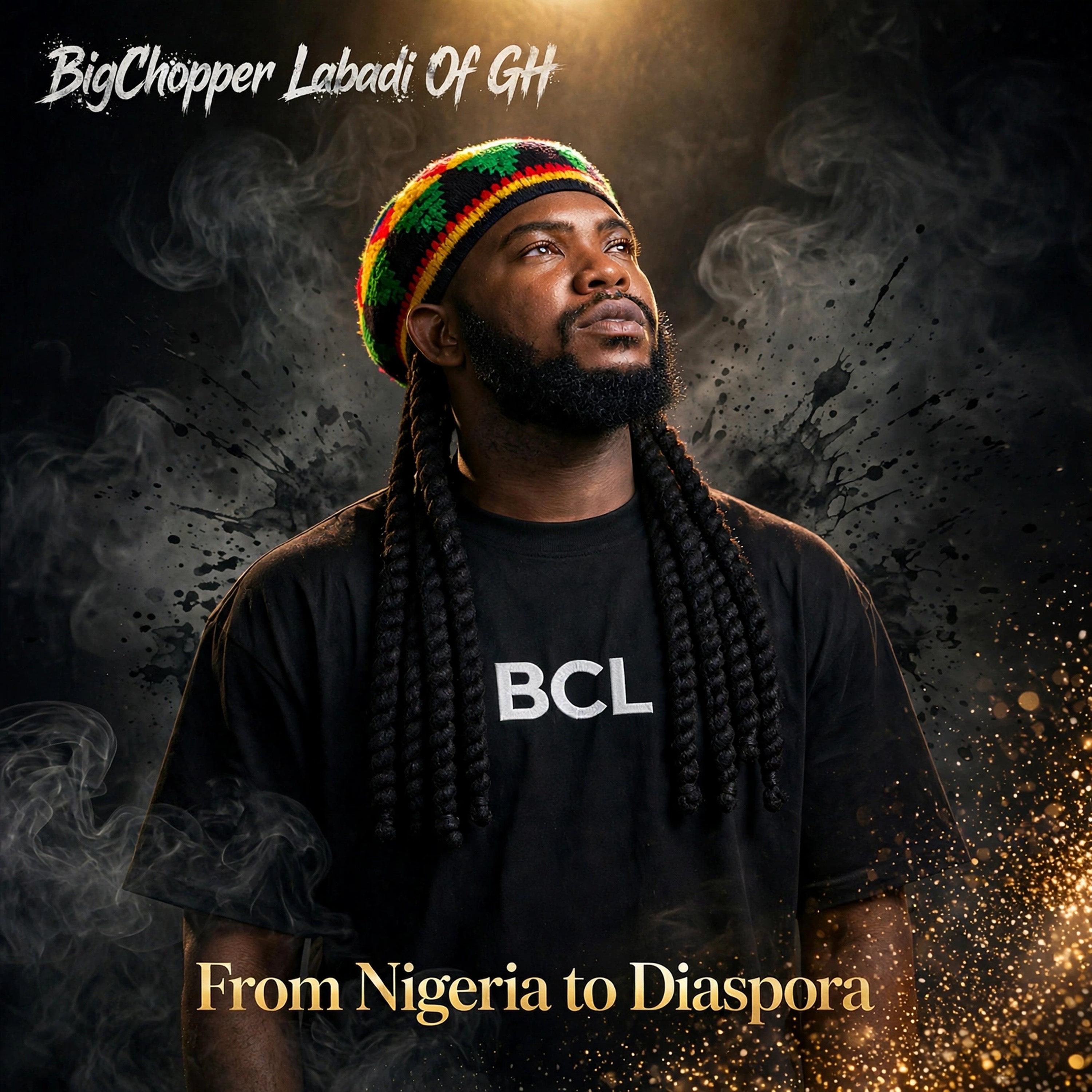 From Nigeria to Diaspora album cover featuring BigChopper Labadi Of GH